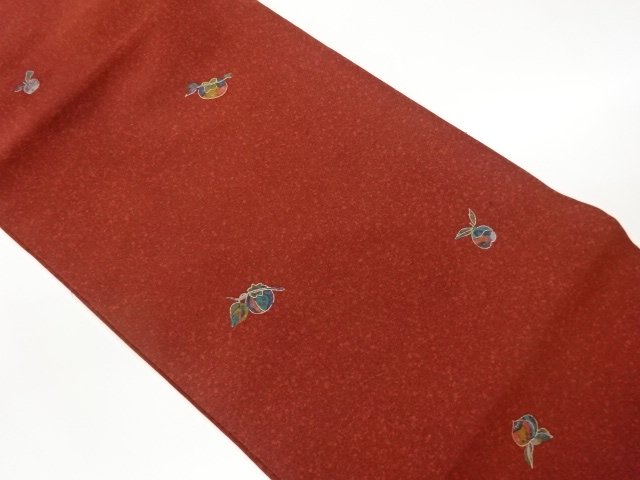 JAPANESE KIMONO / NAGOYA OBI / TSUMUGI / KINSAI / FRUIT 